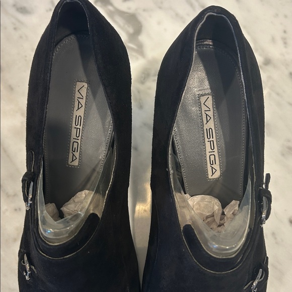 Via Spiga Black Heeled Shoes - Picture 6 of 9